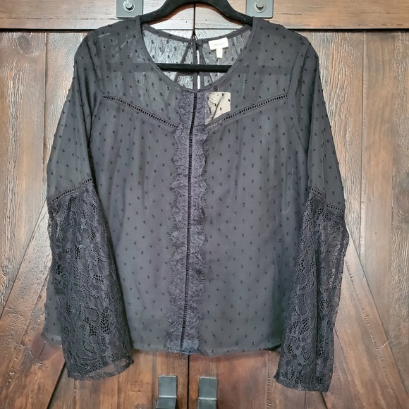 Self Esteem Swiss Dot Top - Picture 2 of 8